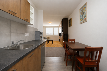 KK + obývací pokoj - Pronájem bytu 3+kk v osobním vlastnictví 63 m², Praha 10 - Hostivař