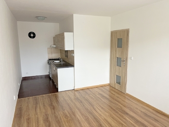 Obývací pokoj s kuchyní - Pronájem bytu 2+kk v osobním vlastnictví 42 m², Brandýs nad Labem-Stará Boleslav 