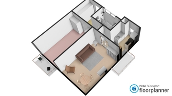 Pronájem bytu 2+1 v osobním vlastnictví 54 m², Praha 9 - Koloděje