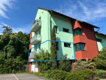 umístění bytu - pohled z ulice - Pronájem bytu 2+1 v osobním vlastnictví 54 m², Praha 9 - Koloděje