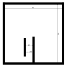 půdorys - půda - Prodej domu 130 m², Červené Pečky