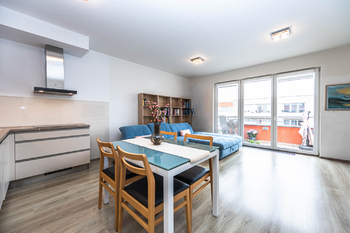 obývací pokoj - Prodej bytu 2+kk v osobním vlastnictví 54 m², Praha 9 - Letňany