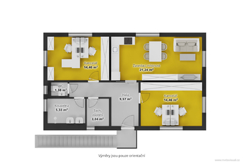 Pronájem kancelářských prostor 70 m², Úvaly