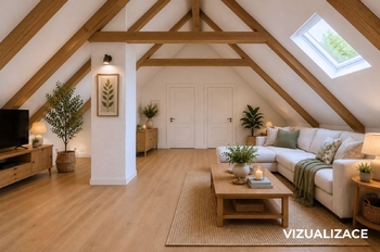 Chalupa Kasejovice – vizualizace - Prodej chaty / chalupy 53 m², Kasejovice