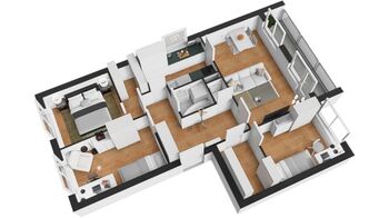 Prodej bytu 4+1 v osobním vlastnictví 78 m², Praha 9 - Újezd nad Lesy