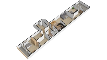 Pronájem bytu 4+kk v osobním vlastnictví 128 m², Ovčáry