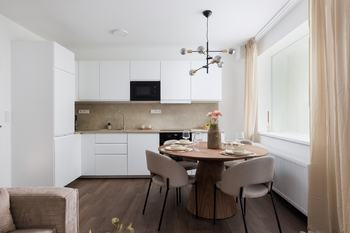 Kuchyň - Prodej bytu 3+kk v osobním vlastnictví 40 m², Praha 8 - Kobylisy