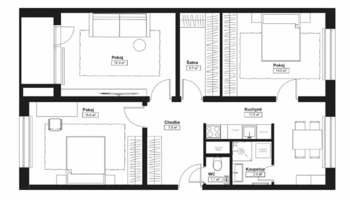 Prodej bytu 3+1 v osobním vlastnictví 80 m², Praha 5 - Zličín