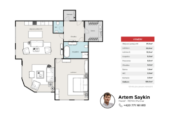Prodej bytu atypický v osobním vlastnictví 119 m², Kladno