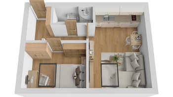 Prodej bytu 2+kk v osobním vlastnictví 35 m², Lanškroun