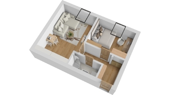 Prodej bytu 2+kk v osobním vlastnictví 35 m², Lanškroun
