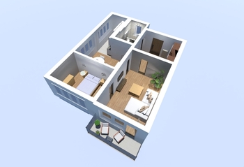 Prodej bytu 3+kk v osobním vlastnictví 74 m², Luhačovice
