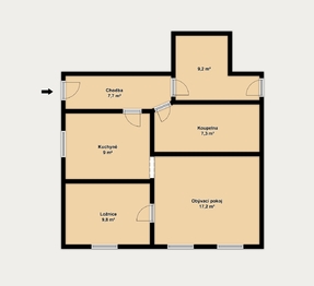 Prodej domu 60 m², Rozhraní