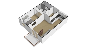 Pronájem bytu 2+kk v osobním vlastnictví 58 m², České Budějovice