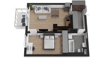 Prodej bytu 2+kk v osobním vlastnictví 53 m², Hostivice