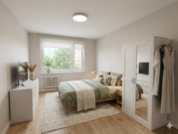 AI Ložnice - Prodej bytu 3+1 v osobním vlastnictví 73 m², Praha 4 - Chodov