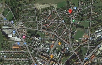 Orientační mapa - Prodej bytu 3+1 v osobním vlastnictví 75 m², Trhové Sviny