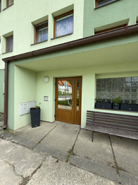 Vstup do domu - Prodej bytu 3+1 v osobním vlastnictví 75 m², Trhové Sviny