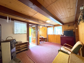 Obytná místnost v přízemí - Prodej chaty / chalupy 80 m², Jílové u Prahy
