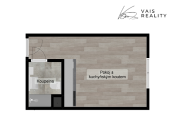 Pronájem bytu 1+kk v osobním vlastnictví 21 m², Ústí nad Labem