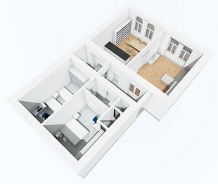 Prodej bytu 4+kk v osobním vlastnictví 93 m², Praha 5 - Smíchov
