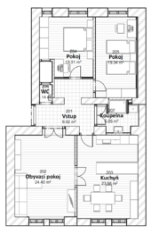 Prodej bytu 4+kk v osobním vlastnictví 93 m², Praha 5 - Smíchov