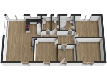Orientační plánek - Prodej bytu 4+kk v osobním vlastnictví 102 m², Česká Bříza