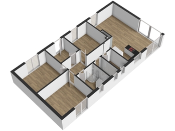 Orientační plánek - Prodej bytu 4+kk v osobním vlastnictví 102 m², Česká Bříza