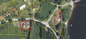 katastrální mapa - Prodej apartmánu, Přední Výtoň