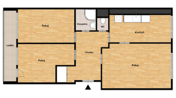 Prodej bytu 3+1 v osobním vlastnictví 75 m², Žatec