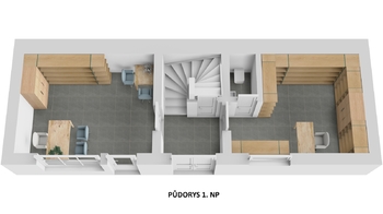 Pronájem kancelářských prostor 20 m², Úpice