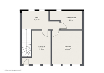Pronájem kancelářských prostor 46 m², Kostelec nad Černými lesy