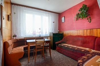 Jídelna + obyvací pokoj - Prodej bytu 3+kk v osobním vlastnictví 57 m², Hustopeče