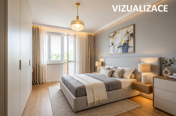 Vizualizace - Prodej bytu 3+kk v osobním vlastnictví 57 m², Hustopeče