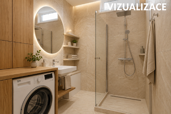 Vizualizace - Prodej bytu 3+kk v osobním vlastnictví 57 m², Hustopeče