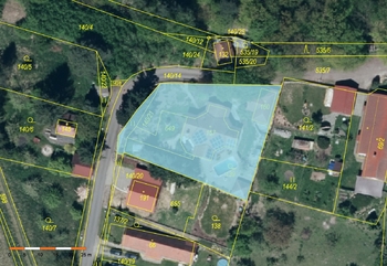 katastrální mapa - Prodej domu 175 m², Jaroslav