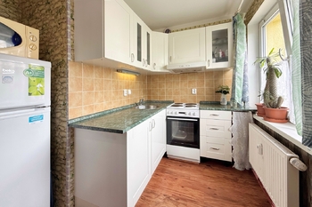 kuchyně - Prodej bytu 2+kk v osobním vlastnictví 43 m², Milovice