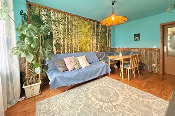 obývací pokoj - Prodej bytu 2+kk v osobním vlastnictví 43 m², Milovice