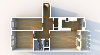 Prodej bytu 3+1 v osobním vlastnictví 69 m², Praha 4 - Chodov