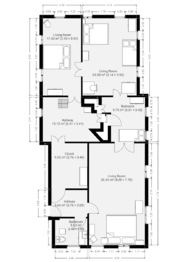 Půdorys - 1. patro - Prodej chaty / chalupy 244 m², Česká Kamenice