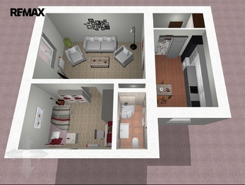 Pronájem bytu 2+1 v družstevním vlastnictví 53 m², Ostrava