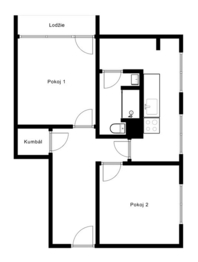 Prodej bytu 2+1 v osobním vlastnictví 56 m², Děčín