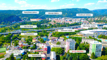 Prodej bytu 2+1 v osobním vlastnictví 56 m², Děčín