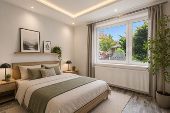vizualizace spodní ložnice - Prodej domu 157 m², Unhošť