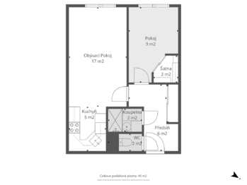 Pronájem bytu 2+kk v osobním vlastnictví 45 m², Praha 10 - Vršovice