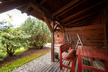garsonka - terasa - Prodej domu 150 m², Horní Stropnice