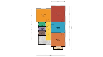 První patro - Prodej domu 260 m², Nový Bor