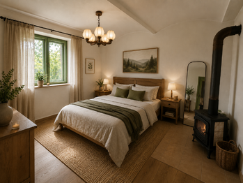 Vizualizace ložnice - Prodej domu 200 m², Velhartice