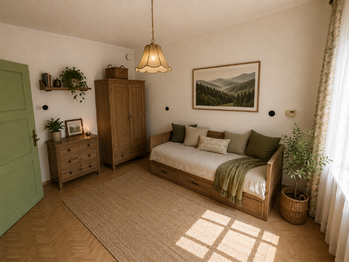 Vizualizace pokoj - Prodej domu 200 m², Velhartice