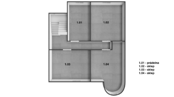 Suterén - Prodej domu 386 m², České Budějovice